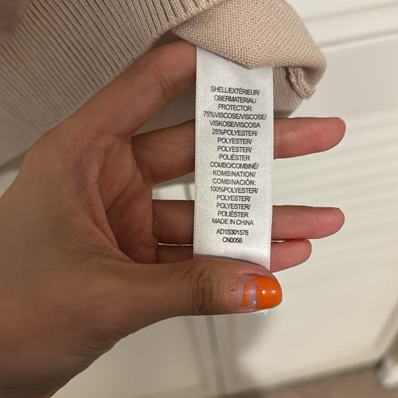 Adrianna Papell hammer satin tie neck sweater - Picture 7 of 8